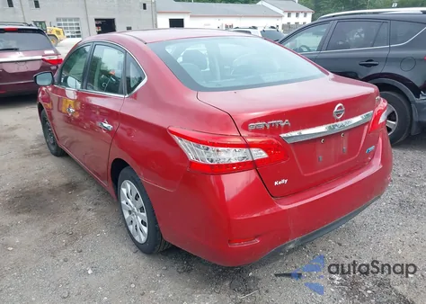 2013 Nissan Sentra Sv из США, поврежденный, VIN 3N1AB7AP0DL775106
